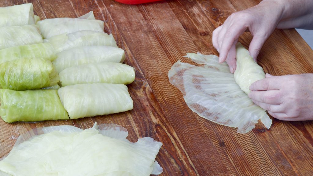 sarmale de post cu orez si ciuperci