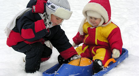 iarna, zapada, sanius