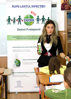 Dettol are grija de sanatatea elevilor