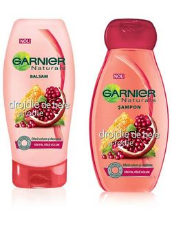 Noua gama Garnier Naturals cu drojdie de bere si rodie