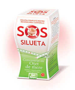Concentratul de otet de mere SoS Silueta pentru dieta ta