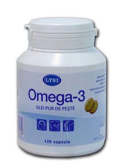 Capsulele Omega 3 cu ulei de peste de la Lysi