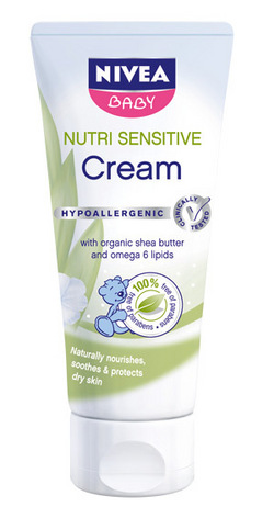 O piele catifelata pentru copilul tau cu NIVEA Baby Nutri Sensitive Cream