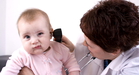 otita, bebelus, timpan, otita externa, otita medie, sanatate