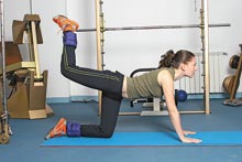 mama, copil, gimnastica