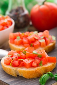 rosii bruschette